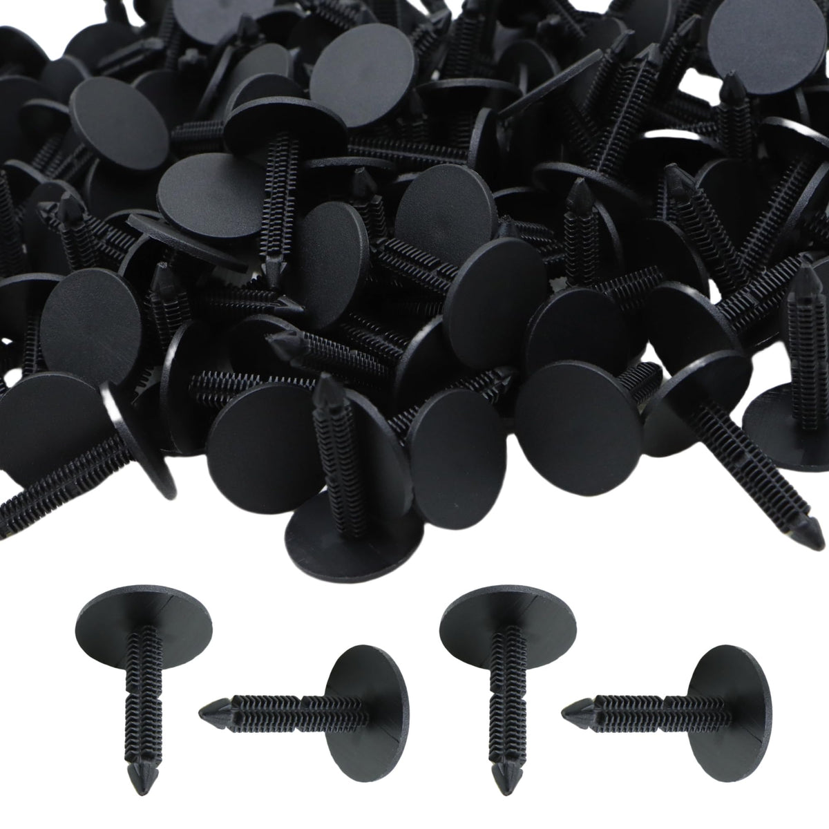 150-Pack 1 3/8'' Christmas Tree Vapor Barrier Fasteners - Image 1