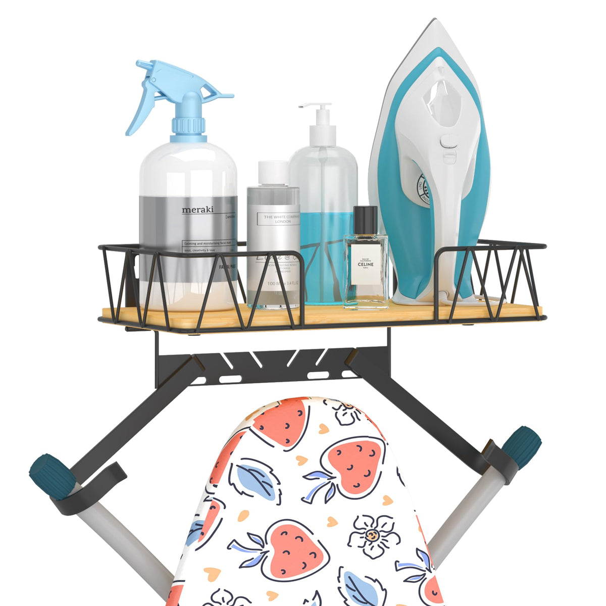 Ironing Board Hanger with Removable Hooks, Ironing Board - Image 1