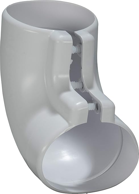 Truebro 82198 Lav Guard 2 100 Series Undersink Molded Vinyl Adjustable Center/End Outlet Waste 2 Basket Strainer Covers, 107 E-Z, China White