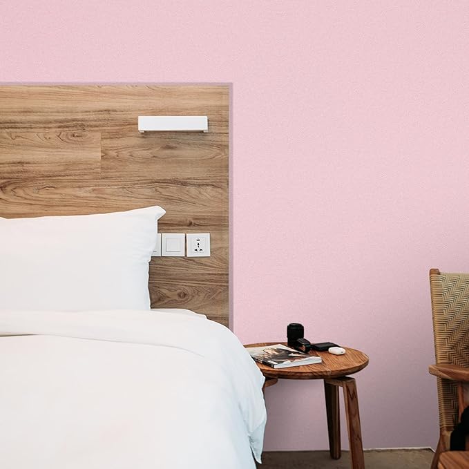 Peel and Stick Wallpaper Pink Silk Wall Paper - 15.7 x 300 Inch Self Adhesive Wallpaper Peel and Stick, Easy to Paste Wall Contact Paper for Stand Liner, Table and Door Makeover Decor