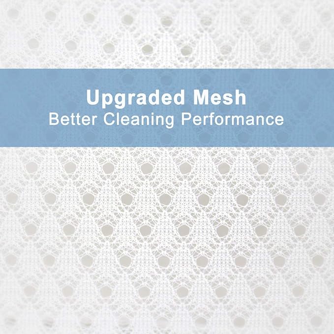 Muchfun 3Pcs Durable Diamond Mesh Laundry Bags for Delicates 12 x 16 Inches (3 Medium)