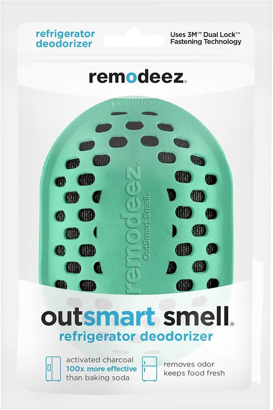 remodeez Refrigerator Deodorizer and Odor Eliminator, Activated Charcoal Bags, Charcoal Air Purifiers, Odor & Moisture Absorber