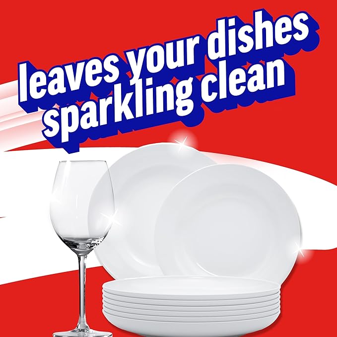 Ajax Ultra Dish Soap Lime Scent and Vinegar, Sparkling Clean Dishes, Mess-Free, Easy-Flip Cap, 52 fl oz Bottle