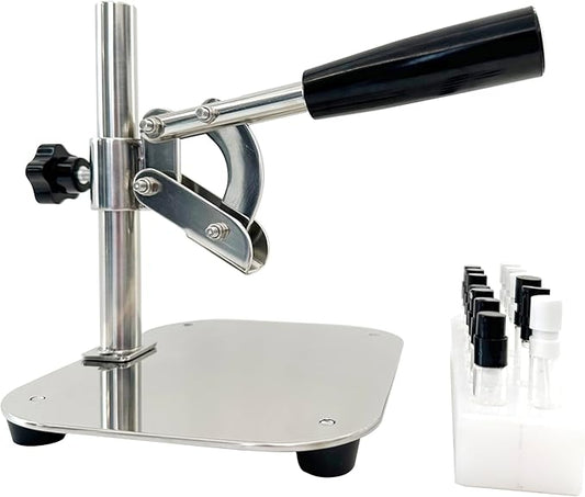 Manual 2ML 5ML 10ML small perfume capping machine,perfume sample capper,travel sample liquid bottle capper for diameter 10mm or 11mm glass bottle