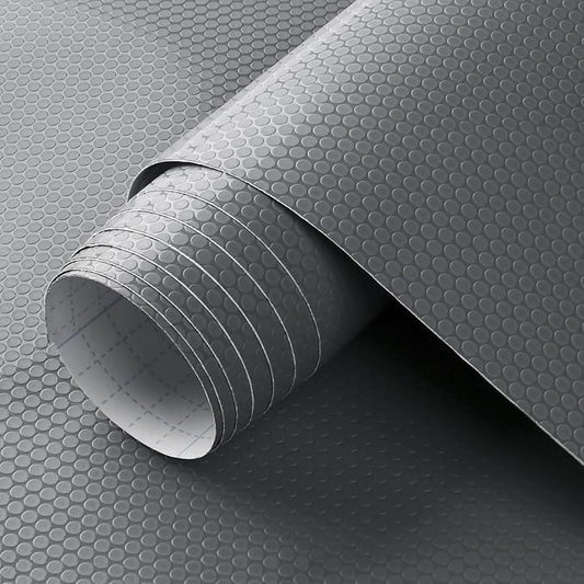 WochiTV Adhesive Shelf Liner 11.8 X 59 Inches Peel and Stick Kitchen Liner for Cabinets, Drawers Removable Protector Mat Waterproof Contact Covering for Dresser Pantry Countertops Shelves, Gray