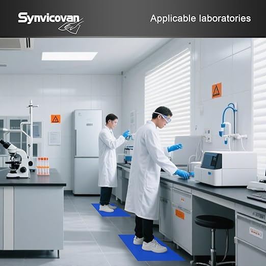 24" x 36" Blue Sticky Mat Tacky Pads Adhesive Floor Mat (5 Packs,150 Sheets,30 Sheets/Pack for Cleanroom Laboratory Hospital Construction Pets Home and Gymnasium