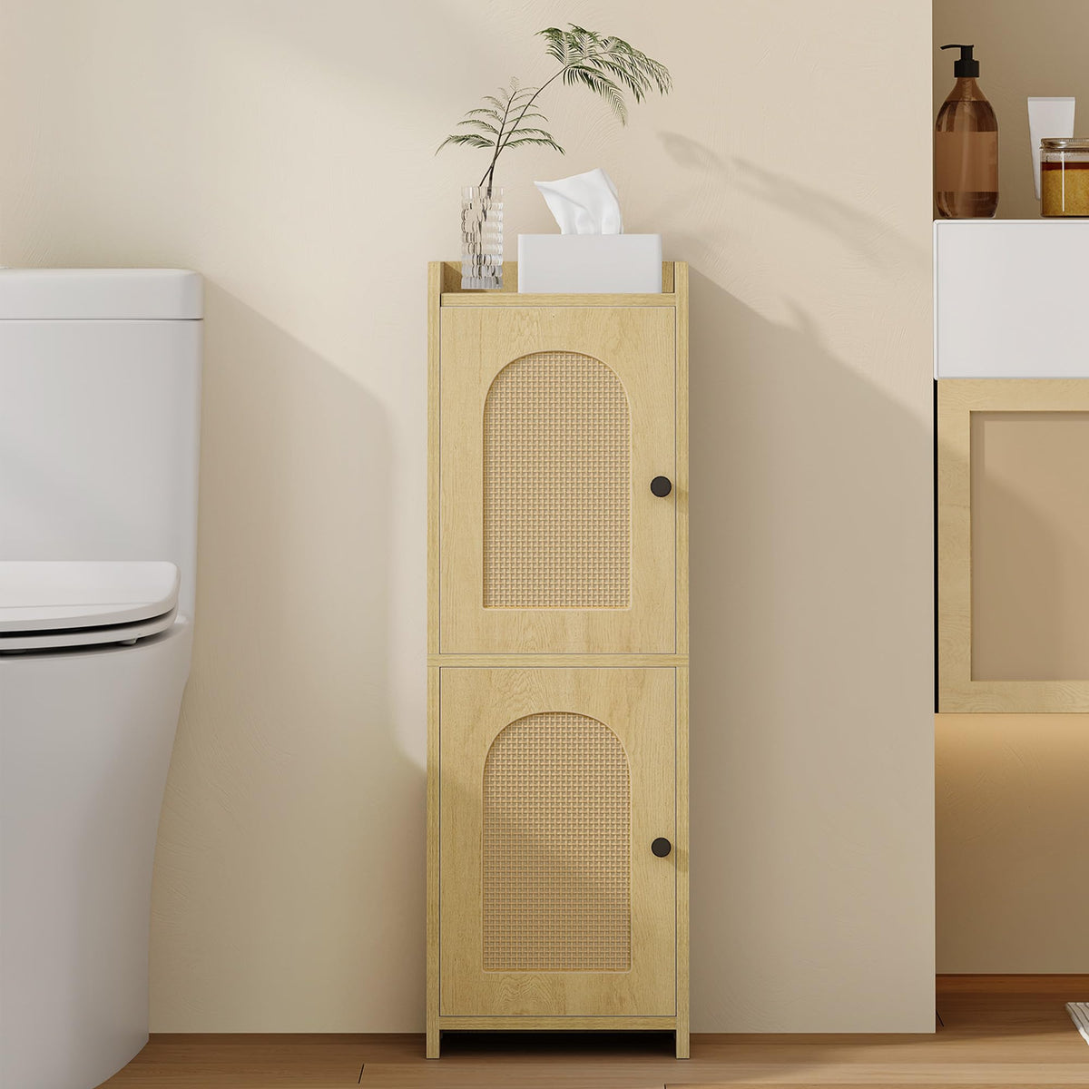 Hzuaneri Bathroom Storage Cabinet, Small Corner Floo | All Products - Image 1