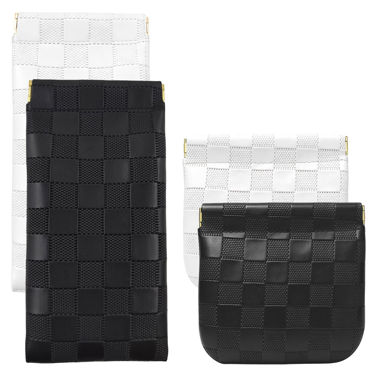4 PCS Small Makeup Bag for Purse,Mini Cosmetic Bags Waterproof - Image 1