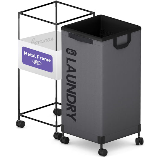 Caroeas Next-Gen 105L Matel Frame Laundry Basket | Laundry & Clothing - Image 1
