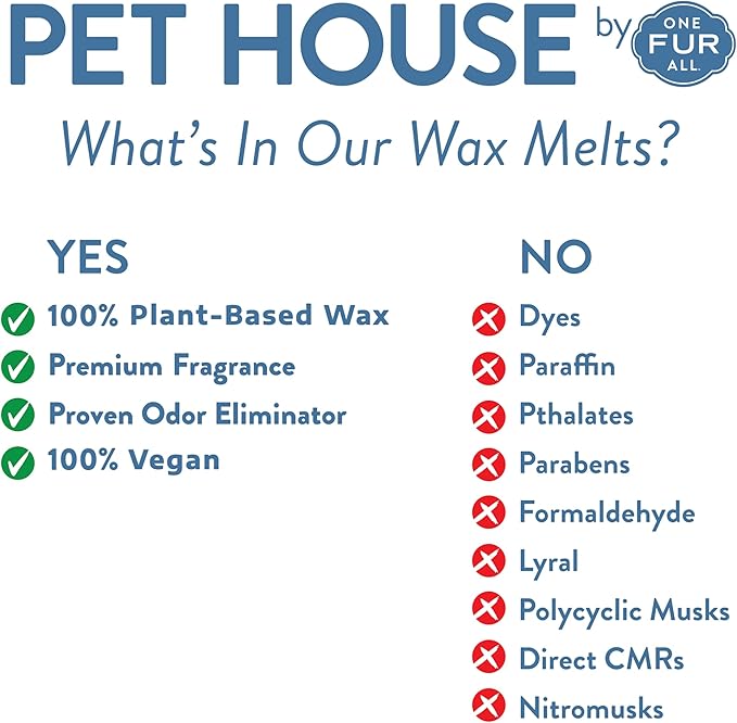One Fur All Moonlight Pet Odor Eliminating Wax - Long-Lasting Natural Scent - Pack of 2