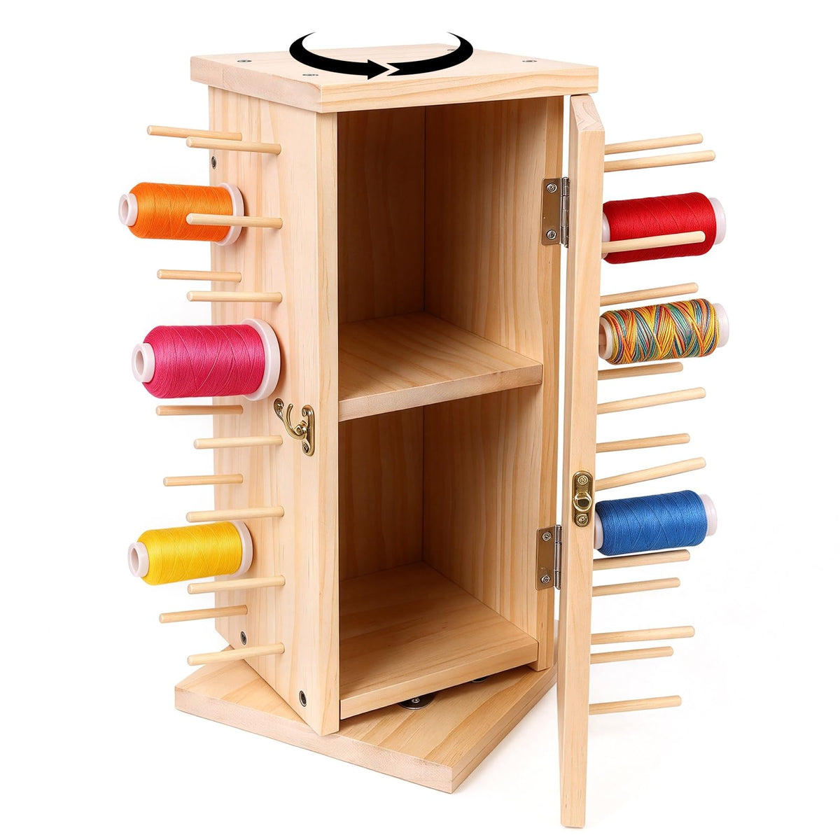 Hafeehafi 360° Rotating Thread Spool Holder, Thread Spool - Image 1