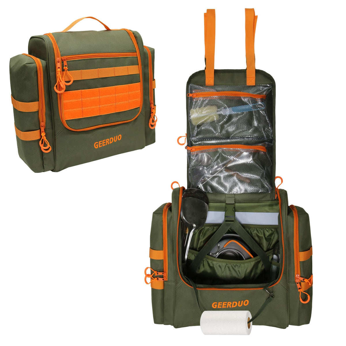 Tactical Camp Kitchen Organizer, Large Camping Utensil - Image 1
