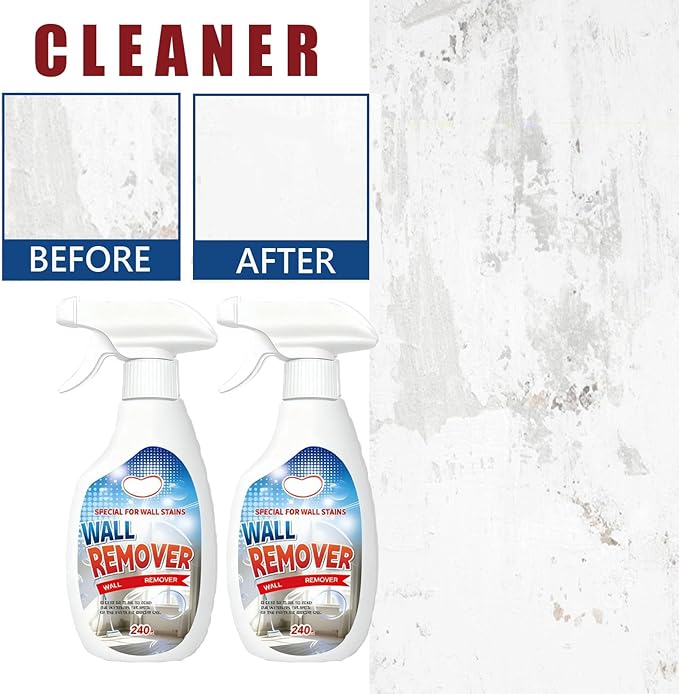 High-Efficiency Stain-Removing Spray， Wall Cleaner ，Effectively removes stains Suitable， for wood, tile, fabric, bathroom, and kitchen surfaces (3)