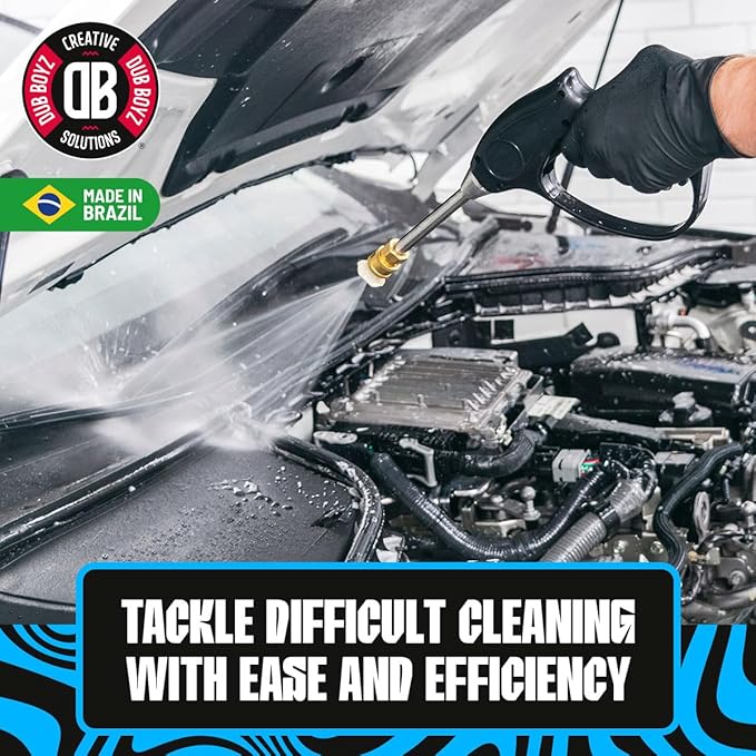 DUB BOYZ D-OFF Heavy-Duty Cleaner & Degreaser, Industrial Strength, Cuts Through Grease and Grime, Safe on Metal, Plastic, Rubber, Biodegradable & Phosphate-Free (128 Fl Oz)