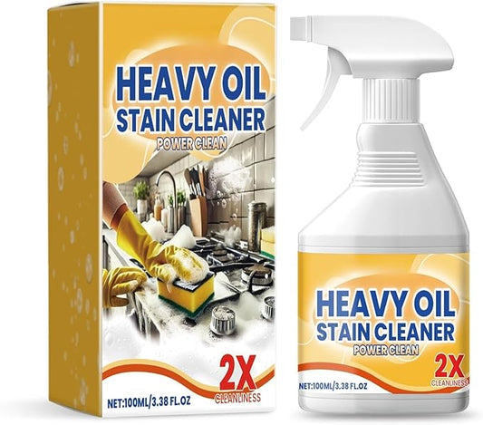 Kitchen Degreasing Cleaning Spray - Powerful Heavy Oil Stain Remover | Ideal for Range Hoods, Stoves, Ovens & Kitchen Utensils | Fast-Acting & Easy to Rinse