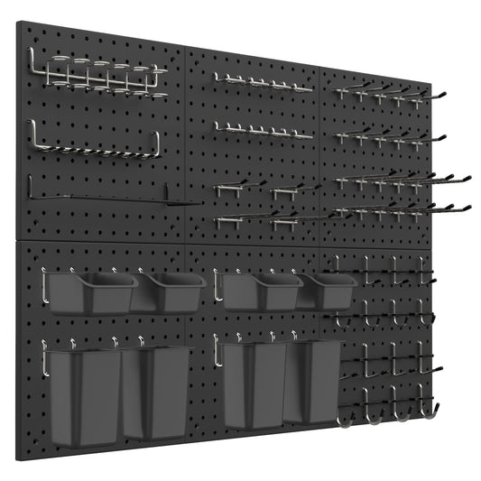 Peg Board Kit, Includes Pegboard and Accessories - Image 1