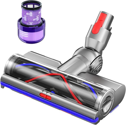 Vacuum Head Replacement Compatible with Dyson V11 Absolute V15 Animal Cordless Vacuum Cleaner,The Motorhead Replacement Parts Suitable For Hardwood Floor Attachment,Includes 1 motorhead and 1 filters.