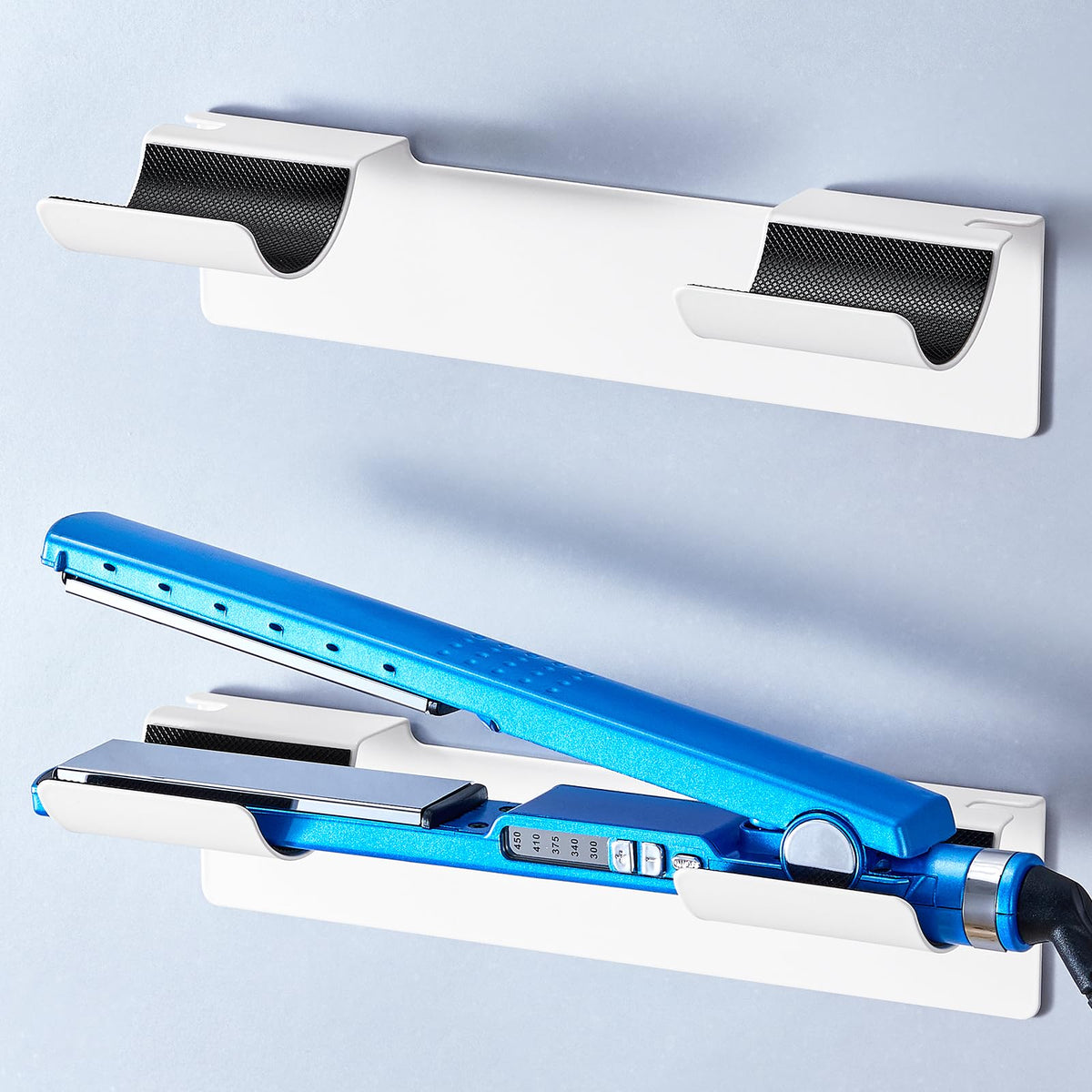 2 PCS Wall Mount Curling Iron Holder and Hair Tool | Home Organization - Image 1