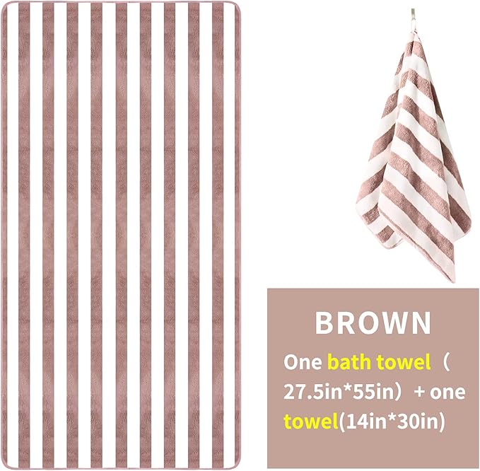 Microfiber Bath Towels 4 Colors for Shower Pool Beach Bathroom Super Absorbent,Soft,Quick Dry,Lightweight,Plush