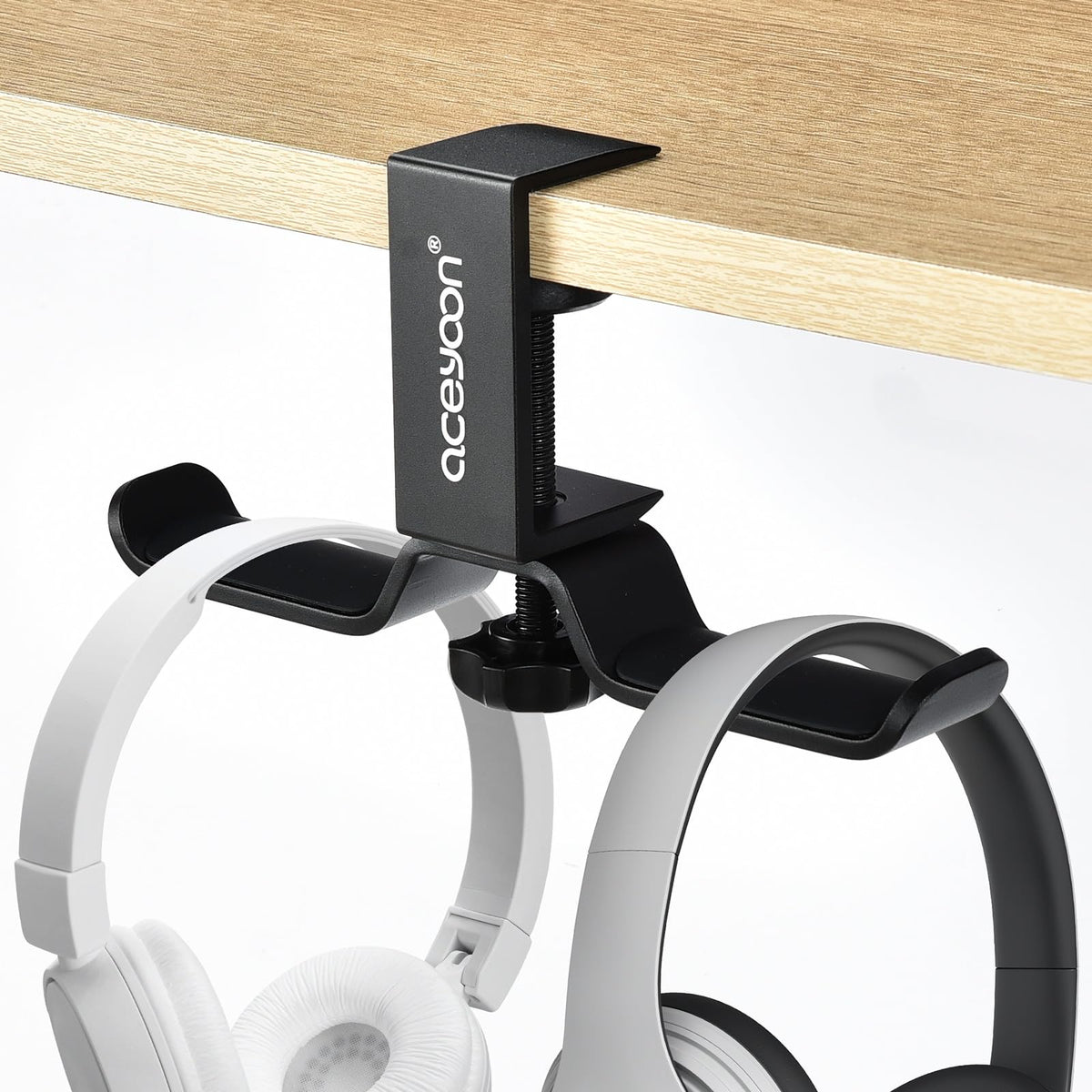 aceyoon Foldable Headphone Stand for Desk, Aluminum - Image 1