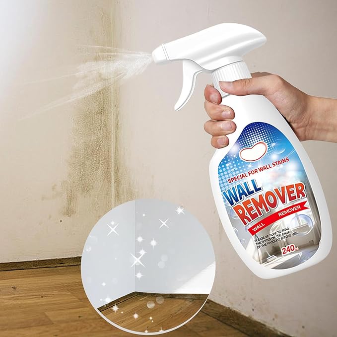 Highly Effective Removal Spray - Multi-Surface Wall Cleaner Spray for Dirt, Dust & Stain Remover with Long-Term Protection for Wood, Tile, Fabric, Bathroom & Kitchen (1pc)
