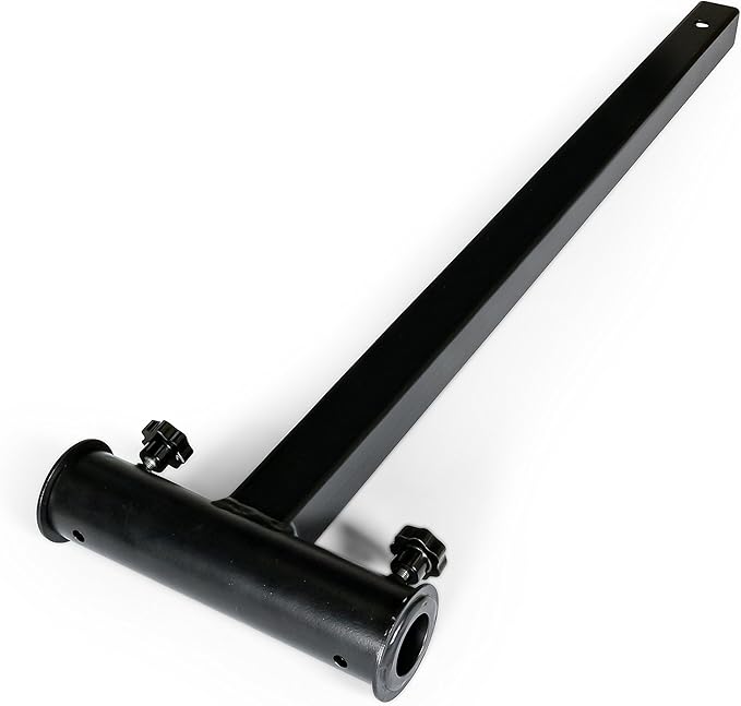 Camco Durable Hitch Mount Umbrella Holder- Sturdily Supports Large Patio and Outdoor Umbrellas on Your Hitch, Great for Traveling, Tailgating and Outdoor Events (51958)