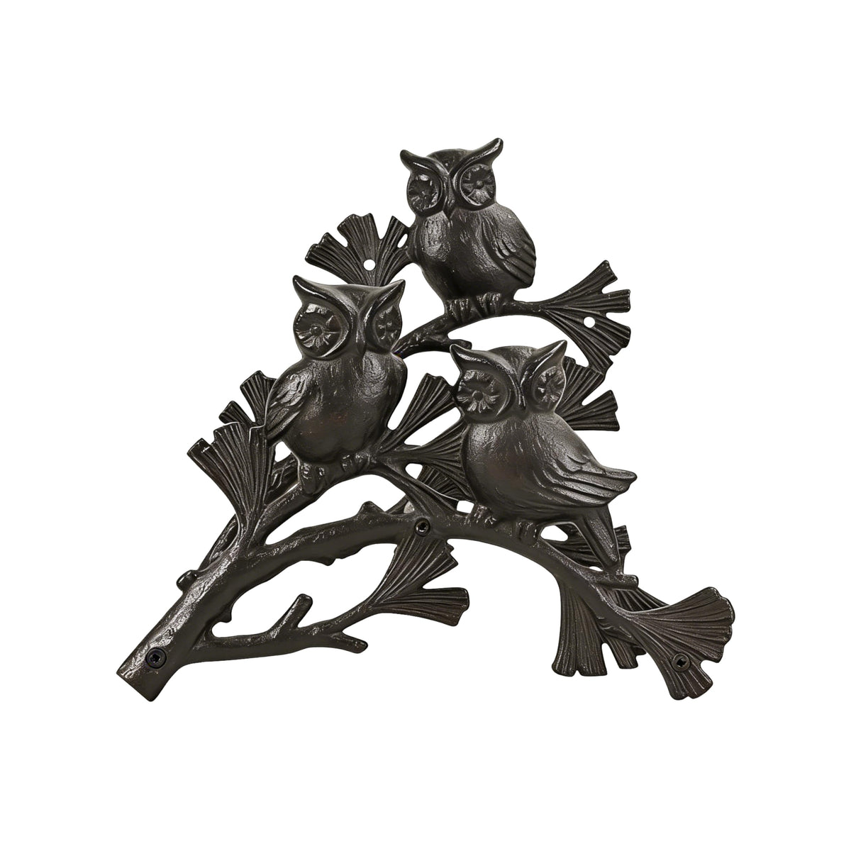 Owl Decorative Hose Holder – Decorative Cast Iron Garden - Image 1