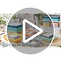 12 Pcs Letter Size Flat Storage Tray with Latching Lid (Morandi) - Image 8