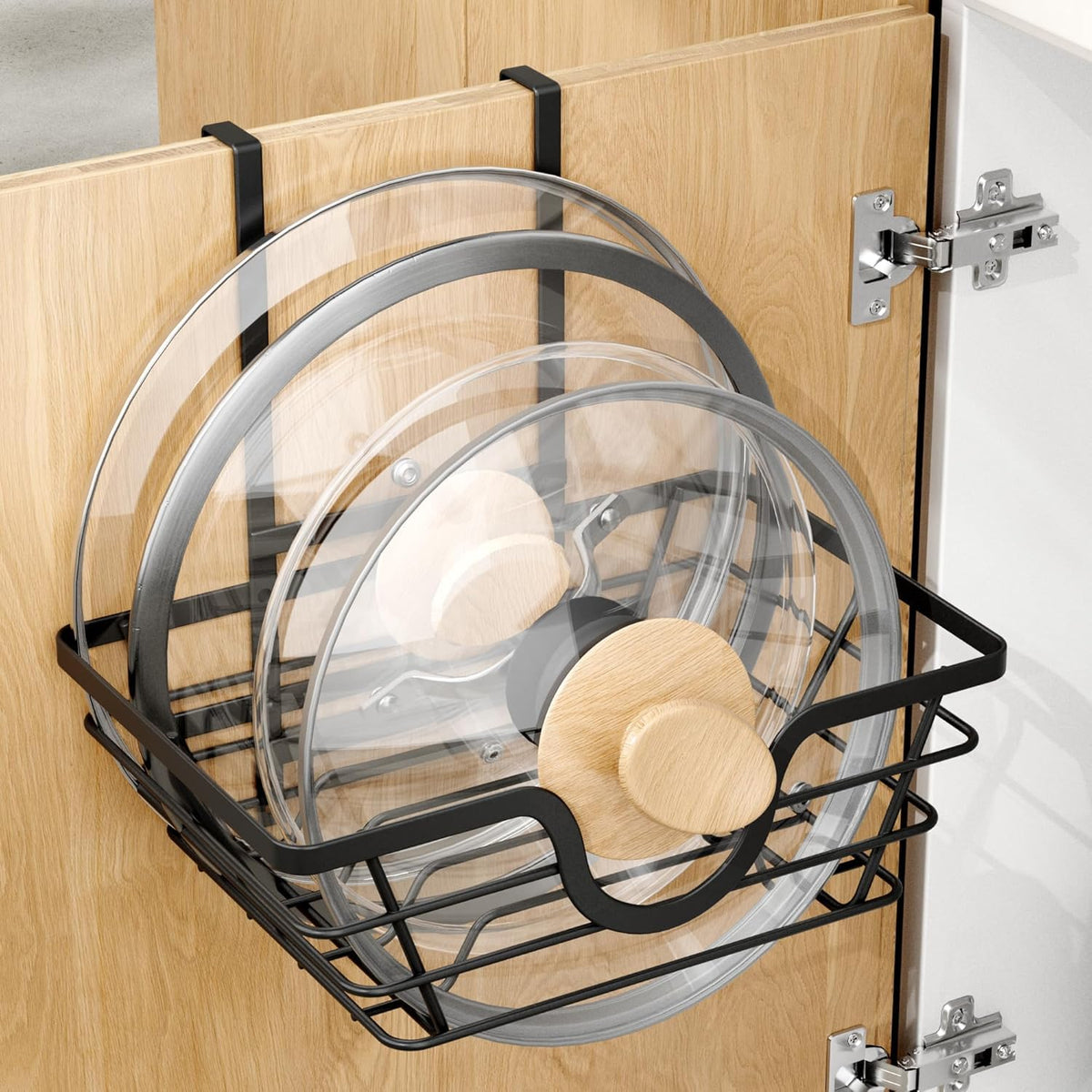 TIDIIABODE Pot Lid Organizer, Adjustable Kitchen Pot | All Products - Image 1