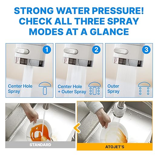 Filtered Kitchen Sink Faucet for Clean Safe Water Compatible with Gooseneck – Pure Carbon Filters for Kitchen, Carbon Composite, 1 Year Set (AJ8510C-SET-1YR)