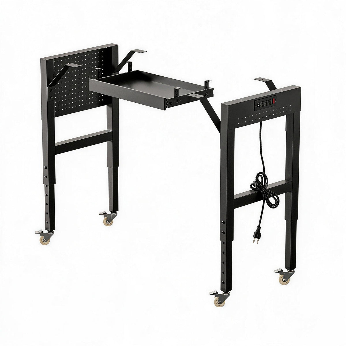 Heavy Duty Workbench Legs, Height Adjustable Metal Standing Desk - Image 1