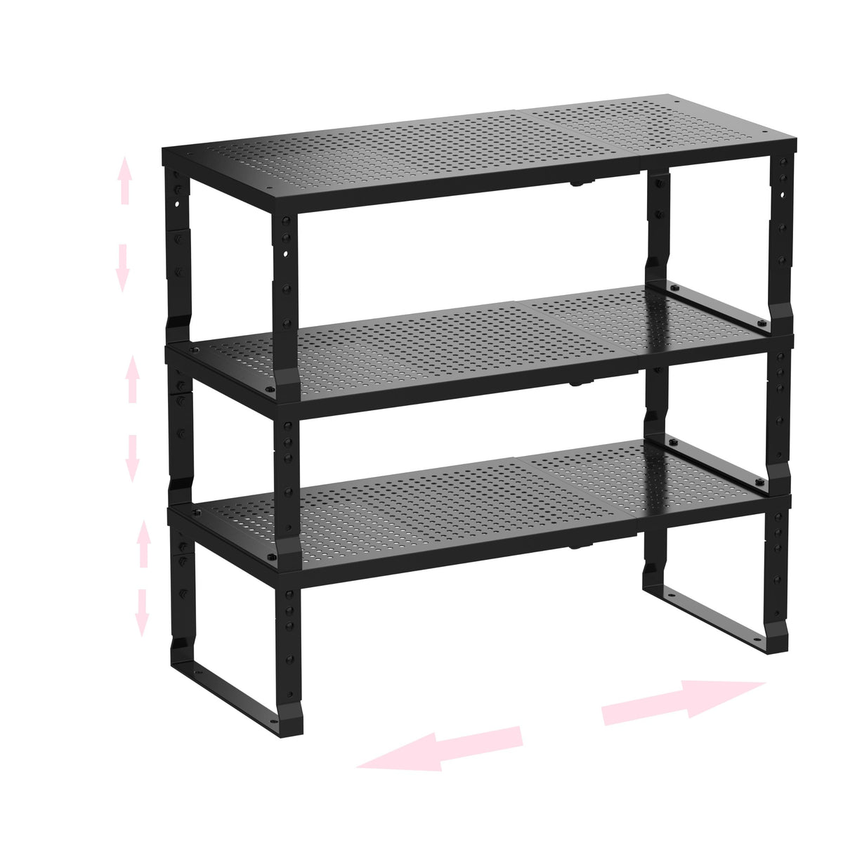 Metal Stackable Expandable Storage Shelf | Home Organization - Image 1