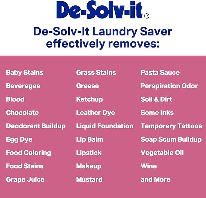 Orange-Sol De-Solv-It Laundry Saver, Odor & Stain Remover for Laundry, Safe on Hair & Skin, 32-Ounce