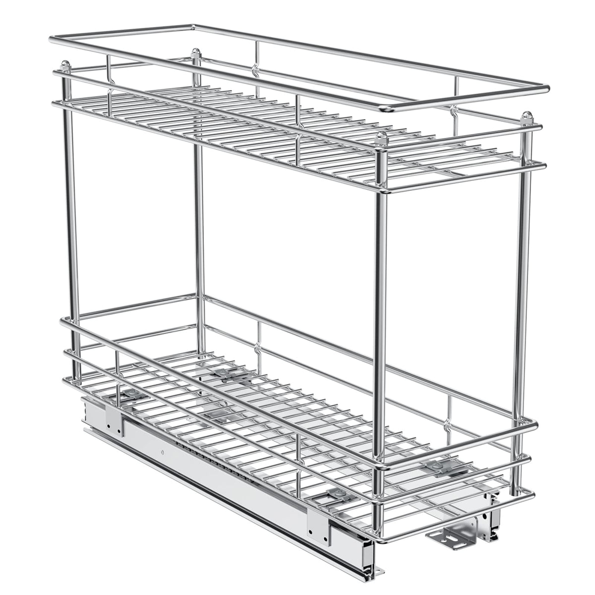 ROOMTEC Pull Out Cabinet Organizer for Narrow Cabinet (5" W X 21" - Image 1