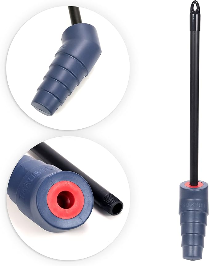 THRUSTER Toilet Plunger for US Siphonic Toilets | Applies Hydraulic Pressure to Unclog The Most Persistent Blockages| Best Heavy Duty Toilet Plunger and Unblocker for US Blocked Toilets
