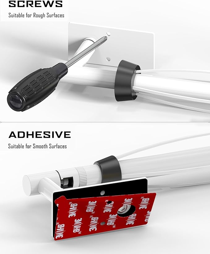 Paper Towel Holder Under Cabinet, Single Hand Operable Roll Holder with Damping Effect,No Drilling or Wall Mounted SUS304 Stainless Steel for Kitchen Bathroom Commercial(White)