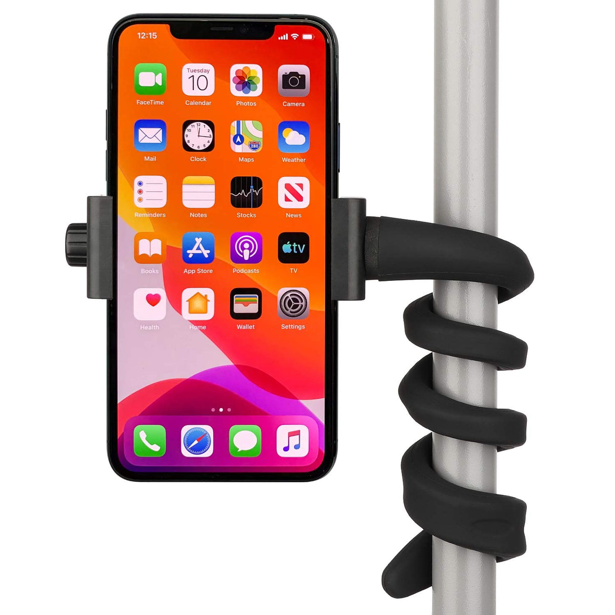iTODOS Portable Flexible Cell Phone Holder Stand for Treadmill - Image 1