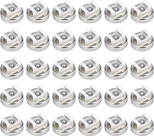 Magnetic Cable Zip Tie Mounts 18 lbs Cable Holders 18 lbs Pull Force Wire Management (16mm 30Pcs)