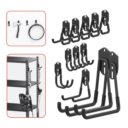 WALMANN Garage Storage Hooks, Wall Mount Utility Hooks for Tools - Image 1