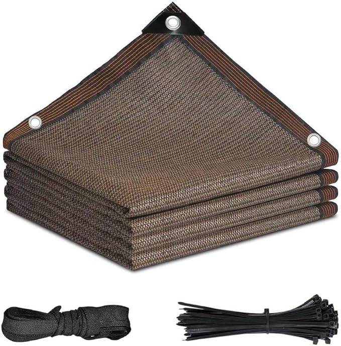 Fence Privacy Screen Balcony Sun Shade Cloth 6'x16' 80% Shade Fabric Outdoor Patio Screens Mesh Panels Apartments Railing Cover UV Protection for Backyard Garden Porch Deck