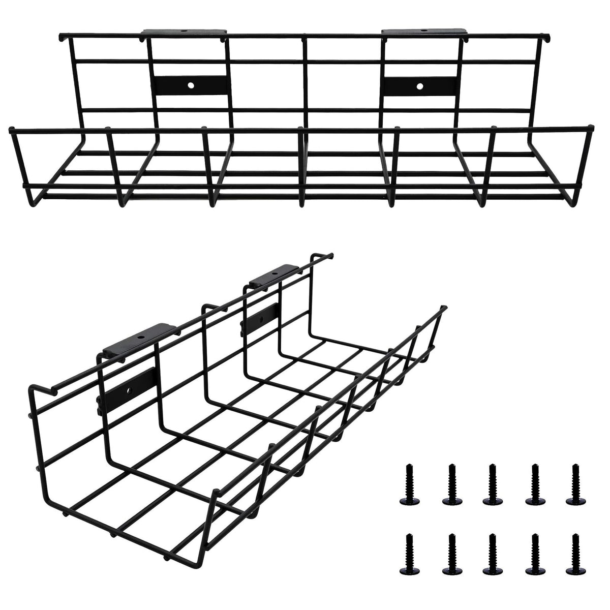 Under Desk Cable Management- 2 Pack Cord Organizer. | All Products - Image 1