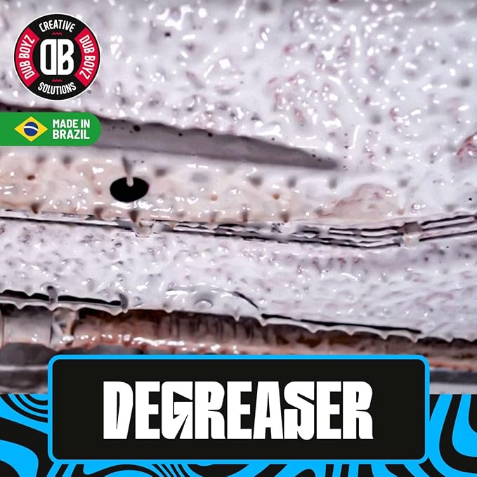 DUB BOYZ D-OFF Heavy-Duty Cleaner & Degreaser, Industrial Strength, Cuts Through Grease and Grime, Safe on Metal, Plastic, Rubber, Biodegradable & Phosphate-Free (128 Fl Oz)