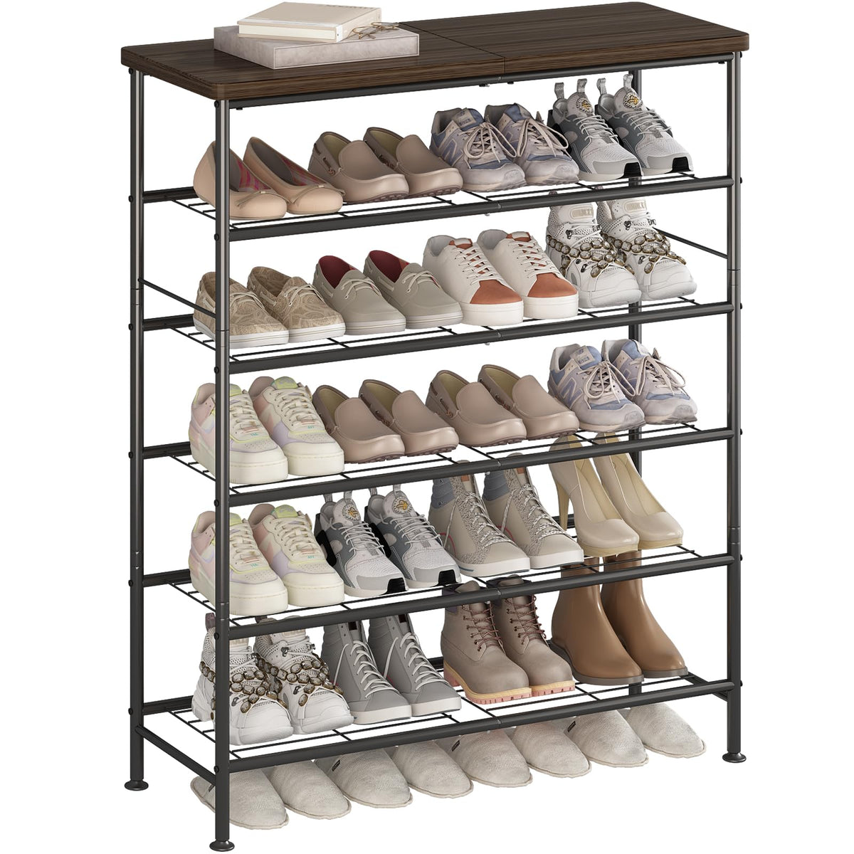 SUOERNUO 6 Tier Shoe Rack Organizer for Closet Shoe | All Products - Image 1