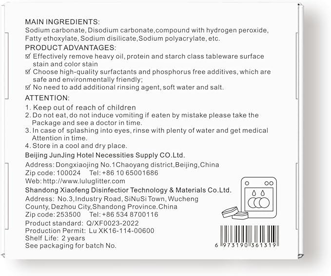 Daily Use Dishwasher Tablet 24 Pack Deep Cleaning Descaler for Dish Washer Machine Heavy Duty Limescale Remover