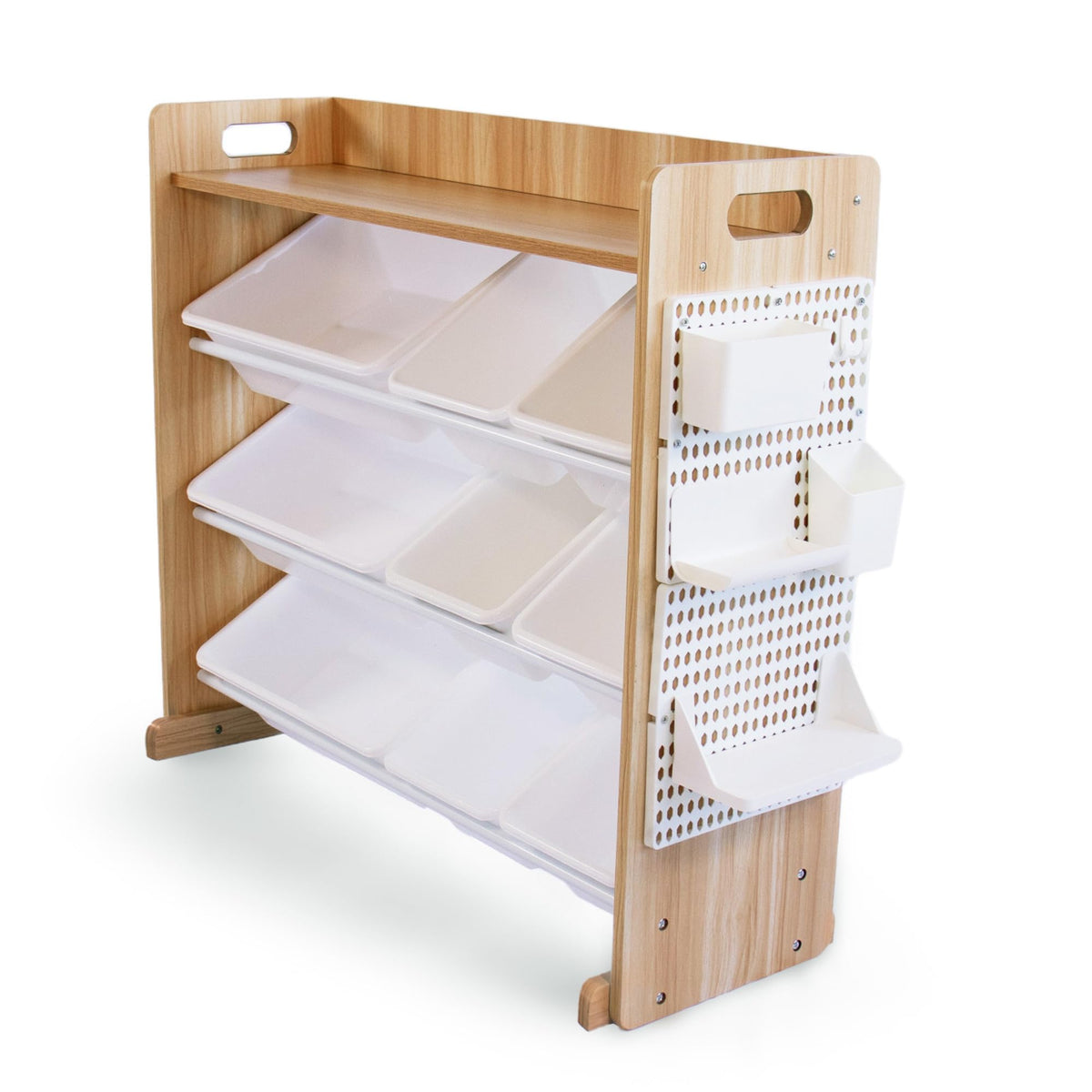 Humble Crew Kids Toy Organizer with Display Shelf, 9 Bins - Image 1