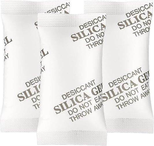 MakMeFre 20Gram(30Packets) Food Grade Moisture Absorbers Silica Gel Packs Desiccant for Moisture Storage Control