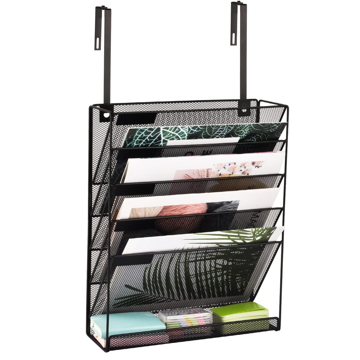 EASEPRES Desk File Organizer Mesh 6-Tier with Hanger | All Products - Image 1