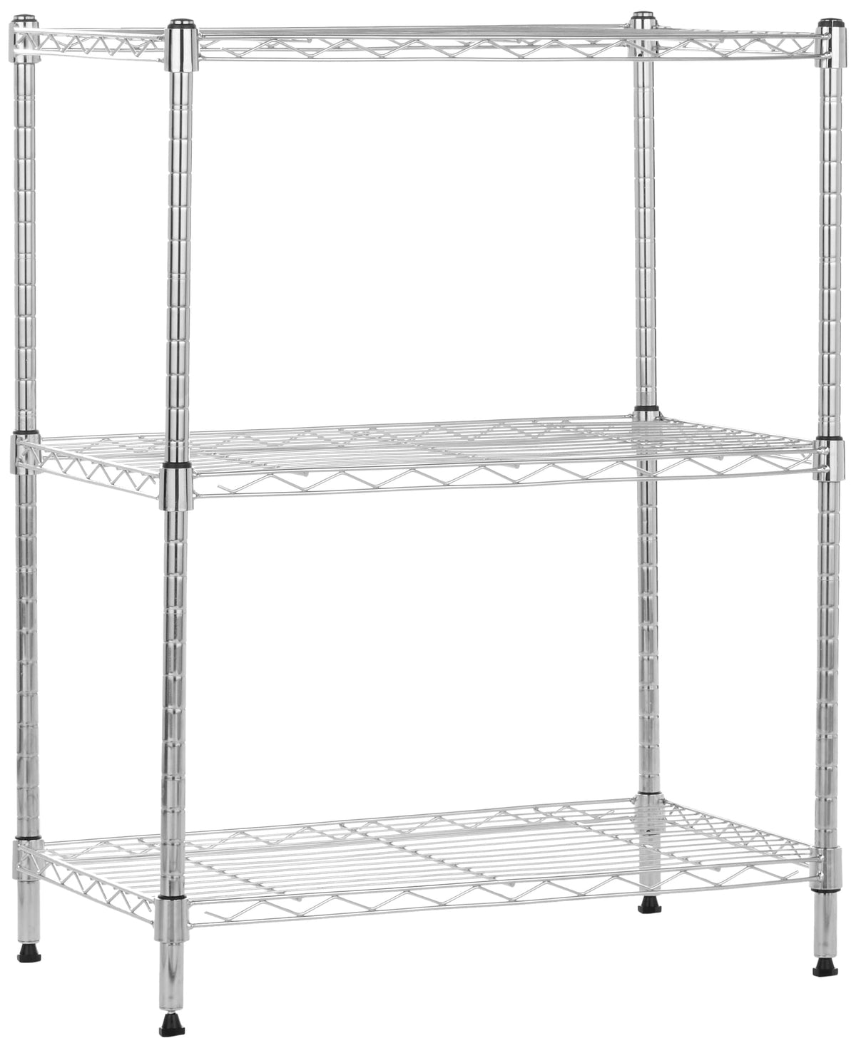 Amazon Basics 3-Shelf Adjustable Heavy Duty Steel Wire Shelving - Image 1