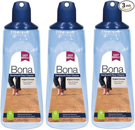 Bona New Value Size Package Hardwood Floor Cleaner Cartridge-New Value Size Package 34 oz. (Pack of 3)