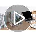 My Space Organizers Clear Acrylic Desk Oganizer, 9 C | All Products - Image 8